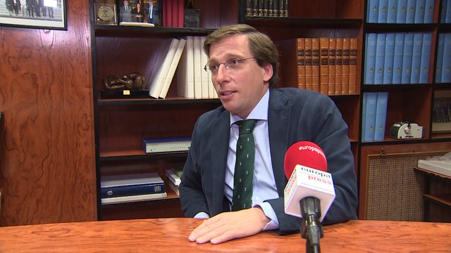 Entrevista al candidato del PP al Ayuntamiento de Madrid, José Luis Martínez Almeida