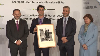 Ábalos apela al "diálogo" en el rebautizo de El Prat