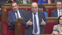 Iceta pide a Torra consensos en Cataluña