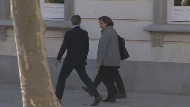 Colau acude al juicio del procés