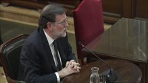 Rajoy lamenta las imágenes del 1-O en el juicio del 'procés'