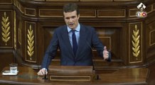 Casado debate sobre independentistas fugados