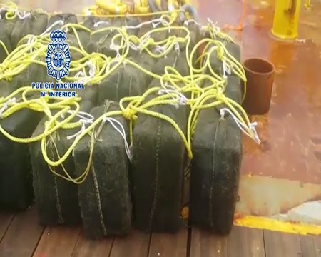 Interceptada una embarcación en Canarias con 1.400 kilos de cocaína