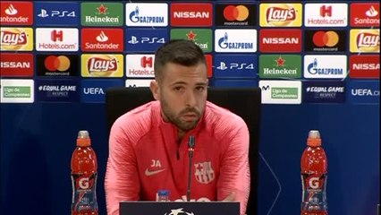 Jordi Alba: "Ojalá que Lopetegui se quede"