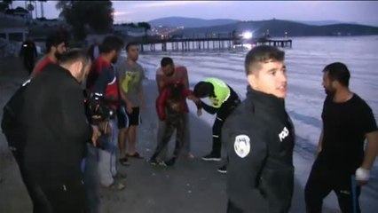 Download Video: Angustioso rescate de una menor migrante a 50 metros de la costa griega