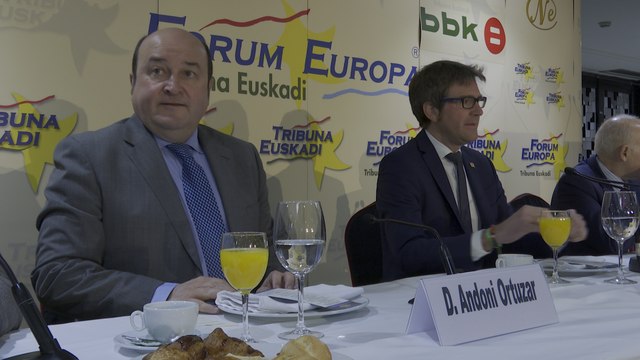 Ortuzar: Urkullu va a decir la verdad en el juicio del 'Procés'