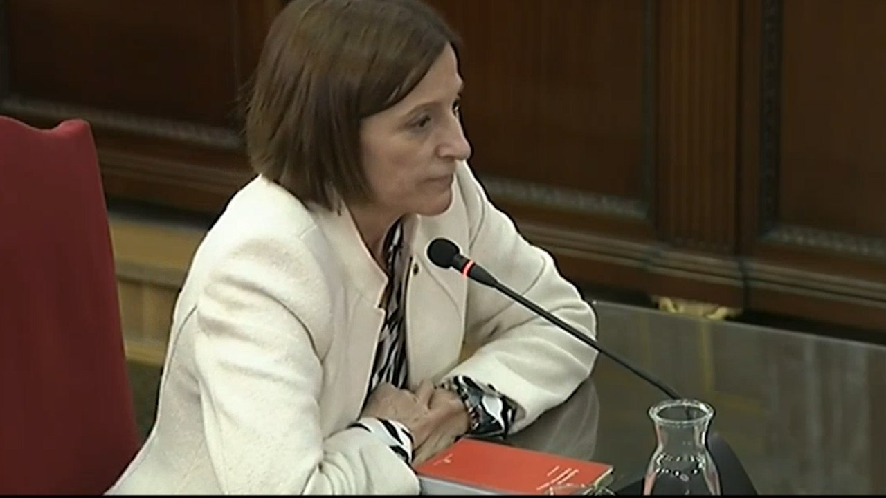Forcadell habla de la DUI como declaración política