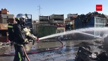 Bomberos siguen trabajando en incendio de San Fernando