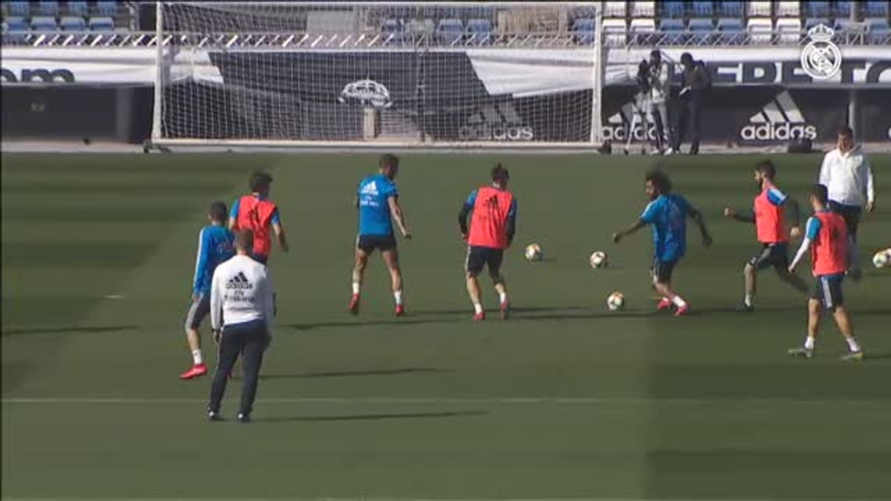 El Real Madrid comienza a preparar el clásico de la Copa