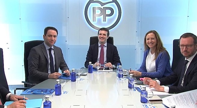 Reunión del Comité Directivo del PP en Génova