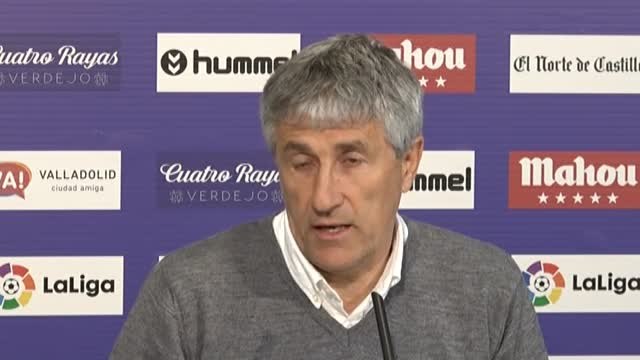 Setién: Queda un sprint muy bonito, ojalá podamos entrar en Europa otra vez