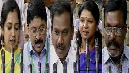 தமிழ் வாழ்க! தமிழக எம்.பிக்கள் லோக்சபாவில் தாய் மொழியில் பதவியேற்பு- வீடியோ