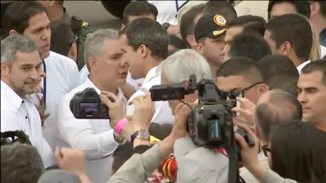 Guerra de conciertos en la frontera de Venezuela con Colombia