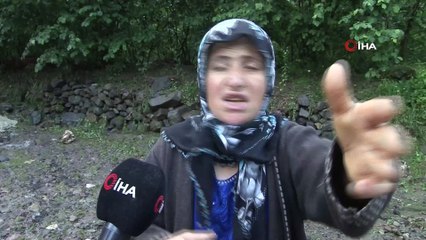 Sel sonrası evlerine ilk kez gelen mahalle sakinleri büyük üzüntü yaşadı