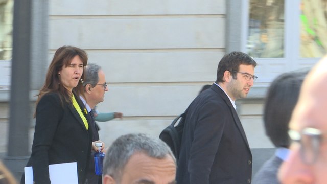 Quim Torra sale del Tribunal Supremo