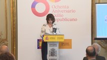 Dolores Delgado presenta los actos del 80 aniversario del exilio republicano