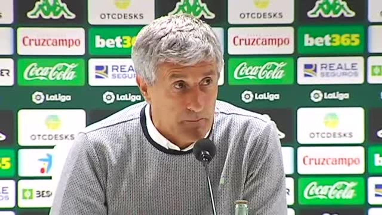 Setién: "Igual tenemos que traer a Messi para que nos resuelva los partidos"