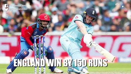 CWC19 - England beat Afghanistan by 150 runs (Report)