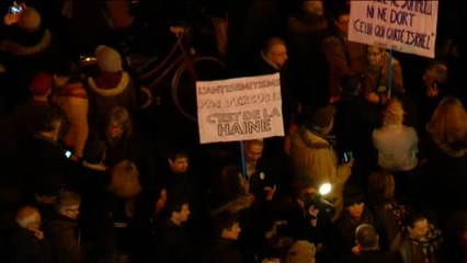 Francia se moviliza contra el antisemitismo