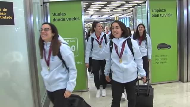 Llegan a Madrid las campeonas de Europa de fútbol sala femenino