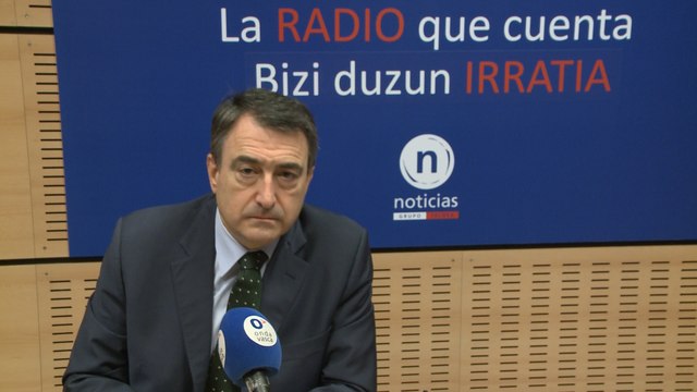 Aitor Esteban, portavoz del PNV en el Congreso, en Bilbao