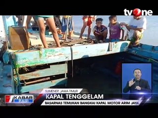 Bangkai Kapal KM Arim Jaya Ditemukan di Perairan Desa Romben