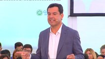 Juanma Moreno acusa a Ciudadanos y a Podemos de sumisión a Susana Díaz