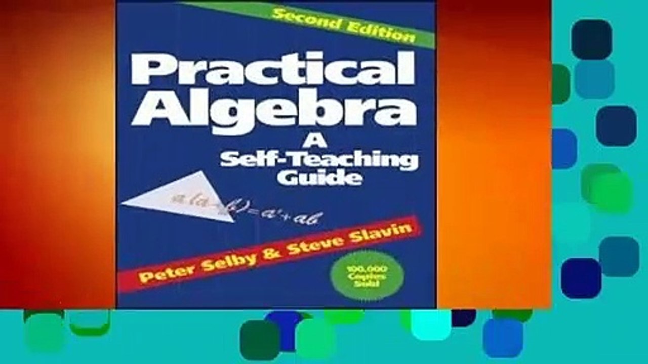 Online Practical Algebra: A Self-Teaching Guide  For Kindle