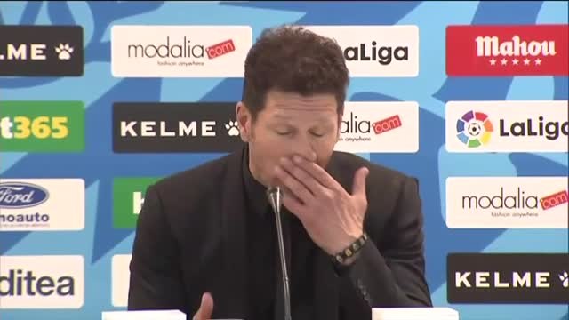 Simeone: Nosotros siempre pensamos que siempre es importante ganar