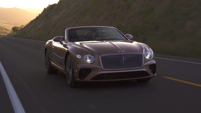 Bentley Continental GTC V8 Convertible in Rose Gold Driving Video