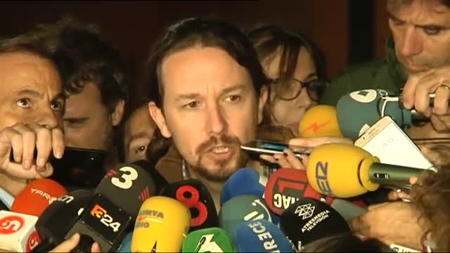 Iglesias tras ver a Junqueras: Ahora le toca al Gobierno negociar como Gobierno y se tiene que mover
