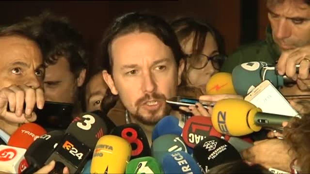 Iglesias tras ver a Junqueras: "Ahora le toca al Gobierno negociar como Gobierno y se tiene que mover"