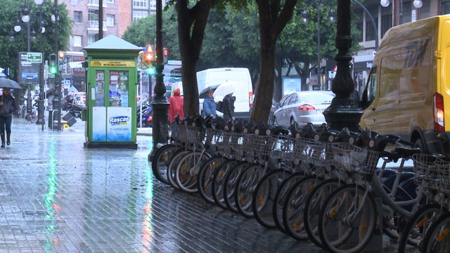 Comienza el temporal de gota fría en Valencia