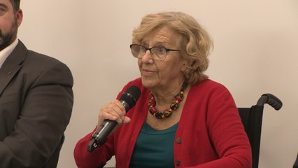 Carmena lamenta que el Gobierno no haya podido concluir la legislatura