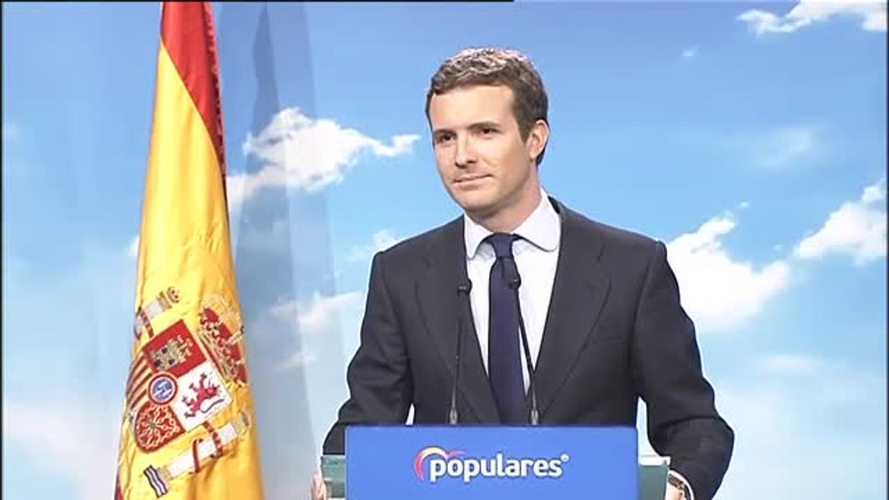 Casado: "El PP ha conseguido que el Gobierno de Sánchez tire la toalla"