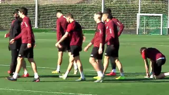 El Athletic Club sigue preparando el partido de Liga del lunes ante el Huesca