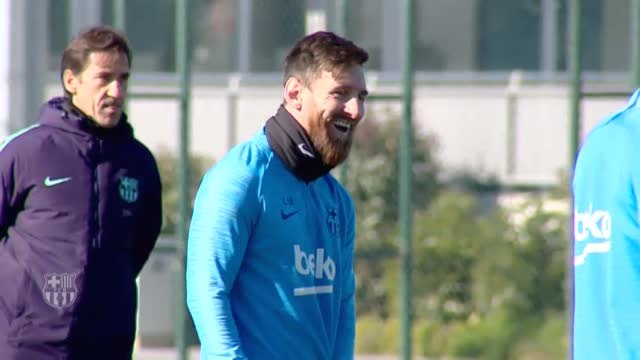 El Barça continúa preparando el partido ante el Valladolid