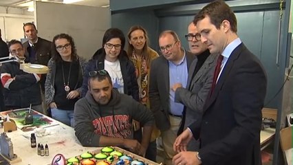 Casado visita Centro de Personas con Discapacidad