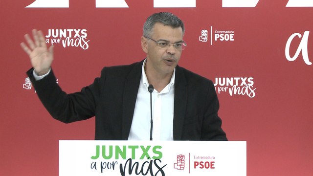 PSOE extremeño muestra su apoyo incondicional a Sánchez