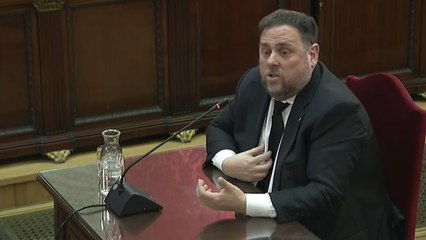 Oriol Junqueras: "Me considero un preso político"