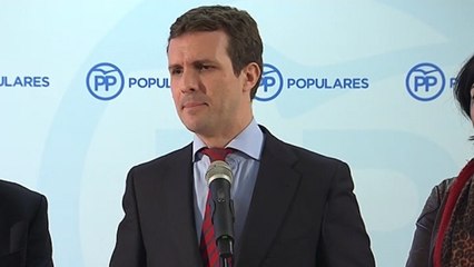Casado: "Pedro Sánchez quería ser expresidente del Gobierno"
