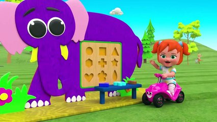 Learning Street Vehicles Names with Assembling Wooden Toys Colors 3D Kids Edu Little Baby Fun Play