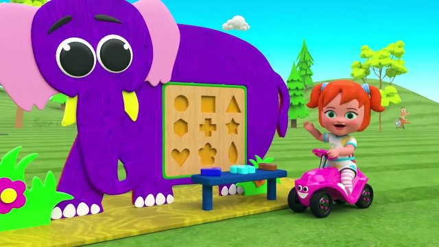 Learning Street Vehicles Names with Assembling Wooden Toys Colors 3D Kids Edu Little Baby Fun Play