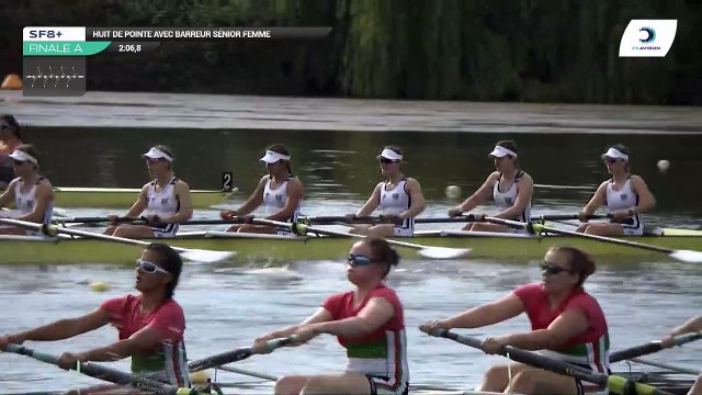 Championnat de France Sénior Bateaux longs Bourges 2019 - Finale du huit barré femmes-SF8+