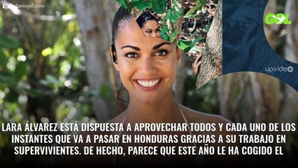 Lara Álvarez se pasa con el Photoshop: “¡Casi borras el bikini!”