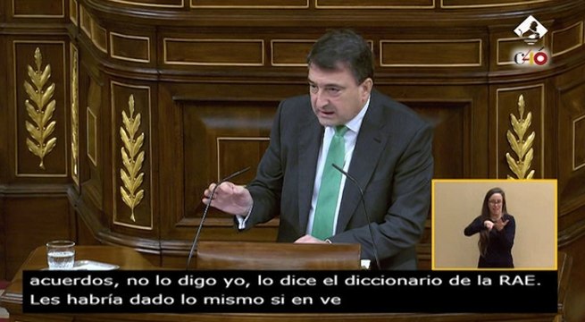 Aitor Esteban le dice a Casado que Aznar sería un felón