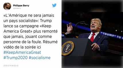 Show devant la foule, attaques, « Keep America Great » : Trump a lancé sa campagne pour 2020