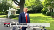 Washington's nuclear envoy Stephen Biegun to arrive in Seoul around June 25
