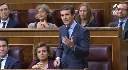 Casado tacha los PGE de "panfleto" ilegal