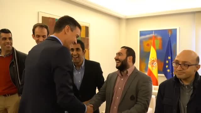 Los ' Campeones' visitan La Moncloa